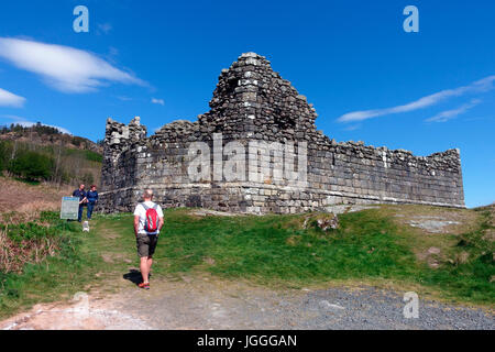 Loch Doon Castle in Dumfries & Galloway, Scotland Stock Photo