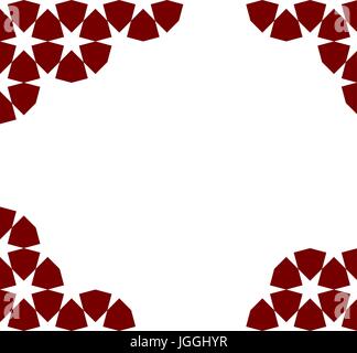 moroccan mosaic template Stock Vector