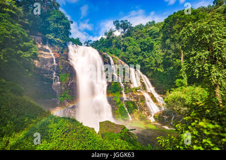 Doi Inthanon Park, Chiang Mai, Thailand waterfall. Stock Photo