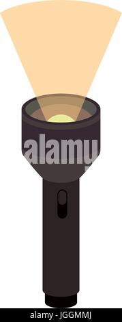 colorful silhouette of plastic lantern tool Stock Vector