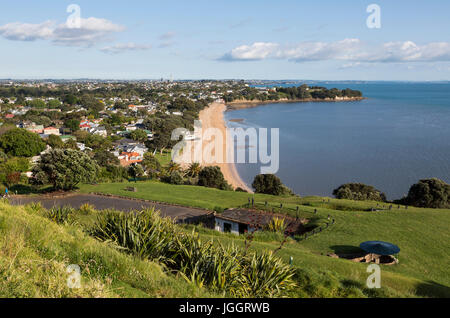 view of Cheltenham beach.Devonport.Auckland. New Zealand. Stock Photo