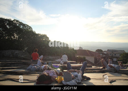 Cityscape, Cave Sao Thome, 2016, Center, city, São Tomé das Letras, Minas Gerais, Brazil. Stock Photo