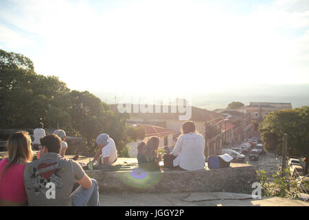 Cityscape, Cave Sao Thome, 2016, Center, city, São Tomé das Letras, Minas Gerais, Brazil. Stock Photo