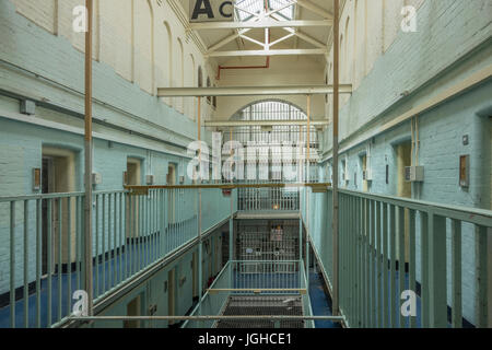 England, Dorset, Dorchester prison, cell block A Stock Photo