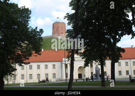 Gediminas Tower, Vilnius, Lithuania Stock Photo