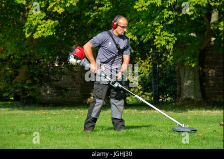 Garden leaf & litter blowers and vacuums Stock Photo
