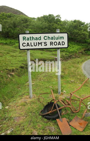 Calum's Road, Raasay, Hebrides, Scotland Stock Photo