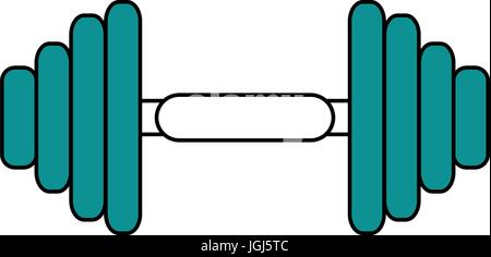 dumbbell vector illustration Stock Vector