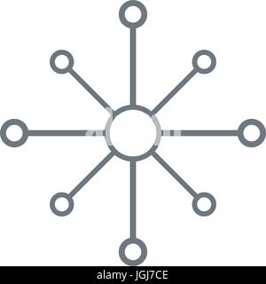 Simple icon of 360 Degree Image and Video Related Vector Line Icons. Stock Vector
