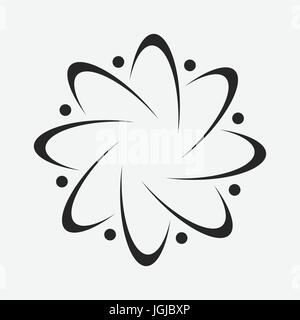 Creative Spiral, Circle, Geometric shape symbol Stock Vector