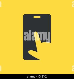 Mobile Phone Technology Business Symbol Design Stock Vector