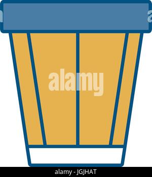 trash bucket icon  Stock Vector
