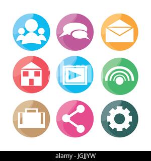 network globe social connections with date information Stock Vector