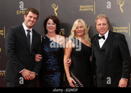 Los Angeles, CA, USA. 11th Sep, 2016. LOS ANGELES - SEP 11: Sean Dwyer, Guest, June Hansen, Sig Hansen at the 2016 Primetime Creative Emmy Awards - Day 2 - Arrivals at the Microsoft Theater on September 11, 2016 in Los Angeles, CA Credit: Kay Blake/ZUMA Wire/Alamy Live News