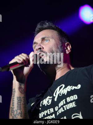 Marostica, VI, Italy - July 7, 2017: Live Concert of NEK an Italian singer-songwriter and musician Credit: FC Italy/Alamy Live News Stock Photo