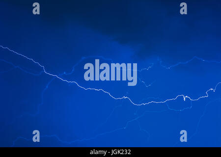 Bucharest, Romania. 08th July, 2017. Storm lightning in Bucharest, Romania Credit: Andreea Constantinescu/Ģ����ý Live News Stock Photo