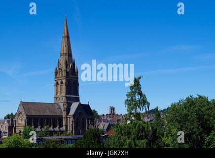 St Michaels & All Angels' Church. Exeter, Devon, UK. July, 2017. Stock Photo