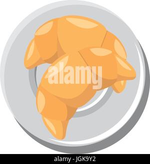 Delicious bread isolated icon vector illustration graphic design Stock Vector