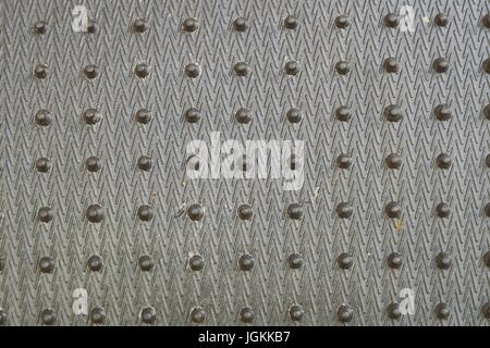 Background Pattern, Horizontal Texture of Dirty Black Rubber Car Mat. Stock Photo