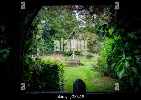 St Mary's Church, Acton Burnell, Shropshire, England, UK Stock Photo