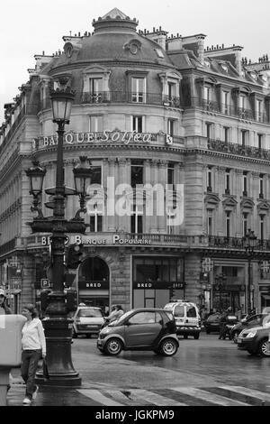 PARIS, FRANCE – 12 AUGUST 2006: Paris streets. Views. 12 August, 2006. Paris, France. Stock Photo