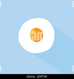 vector illustration of flat design egg Stock Vector