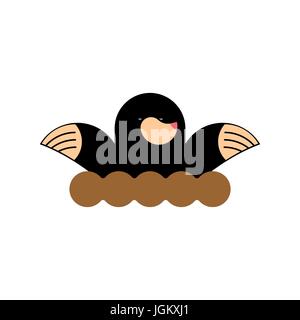 Mole head cartoon Stock Vector Image & Art - Alamy