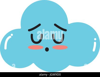 kawaii cute tender cloud weather Stock Vector Image & Art - Alamy