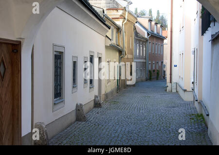 Old Town lane in Steyr, Easter empire, Upper Austria - Old Town side street in Steyr, Austria, Upper Austria, Altstadtgasse in Steyr, Osterreich, Ober Stock Photo