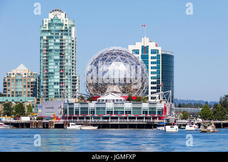 Telus World of Science, False Creek, Vancouver, British Columbia, Canada Stock Photo
