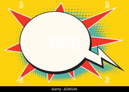 comic bubble bomb cloud Stock Vector