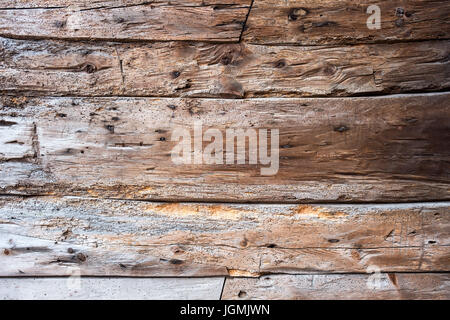rustic wooden wall for background use Stock Photo