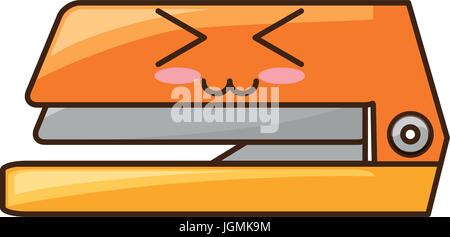 Stapler cute cartoon Stock Vector