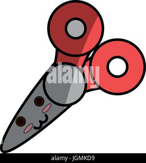 cute scissors kawaii Stock Vector Image & Art - Alamy