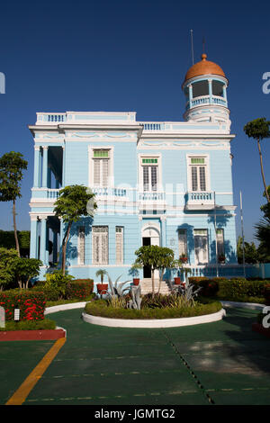 Blue Palace, Cienfuegos City, UNESCO World Heritage Site, Cienfuegos, Cuba Stock Photo
