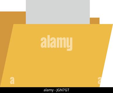 file folder isolated icon vector illustration design Stock Vector