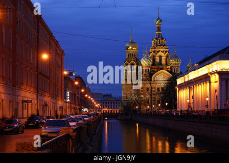 The Church of the Savior on Spilled Blood, St Peterburg, Russia Stock Photo