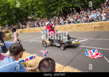 London, UK. 9th July, 2017. Red Bull Soapbox Race at Alexandra Palace © Guy Corbishley/Alamy Live News Stock Photo