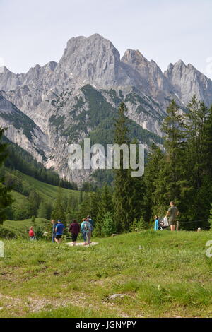 Ramsau, Germany - June 8, 2017 - Beautiful Ramsauer Dolomiten Stock Photo