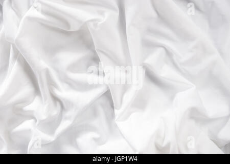 White texture of satin cloth Stock Photo