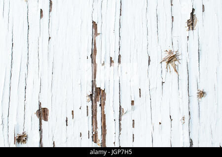 background texture wall with peeling white paint Stock Photo