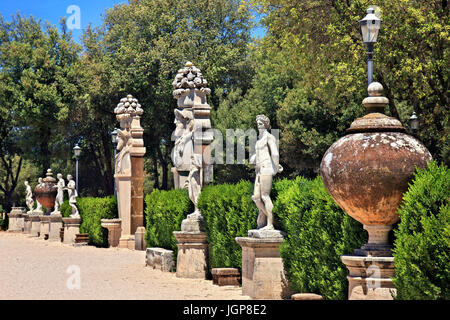 At the gardens of Galleria Borghese, Rome, Italy. Stock Photo