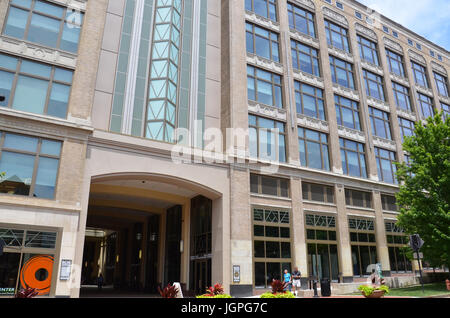 COLUMBUS, OH - JUNE 28: The old Lazarus department store in Columbus, Ohio is shown on June 28, 2017. It was renovated and awarded LEED Gold Certifica Stock Photo