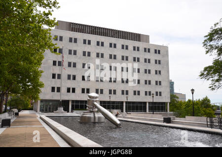 COLUMBUS, OH - JUNE 28: The Thomas J. Moyer Ohio Judicial Center, in Columbus, Ohio, is shown on June 28, 2017. It houses the Supreme Court of Ohio. Stock Photo