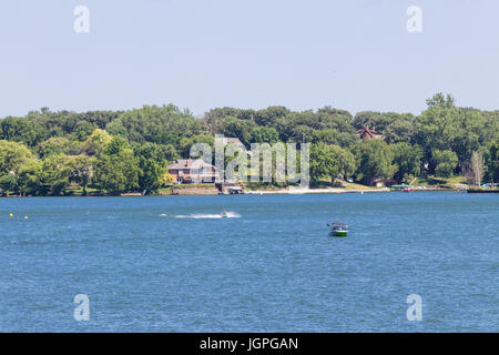 A Summer Day at Beaver Lake, NE Stock Photo