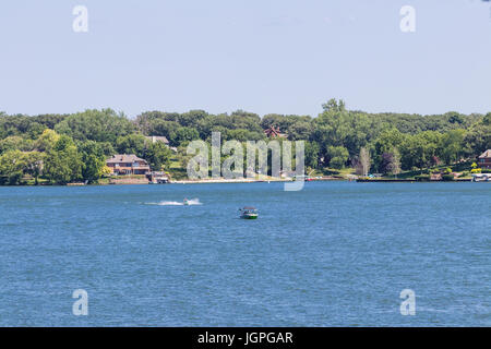 A Summer Day at Beaver Lake, NE Stock Photo