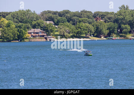 A Summer Day at Beaver Lake, NE Stock Photo