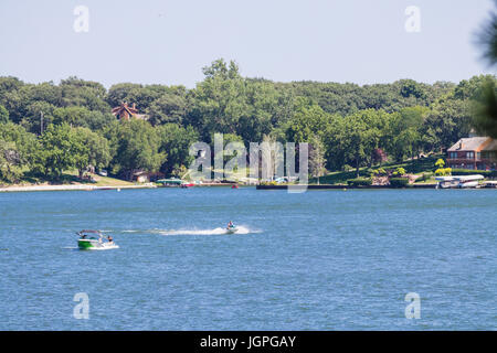 A Summer Day at Beaver Lake, NE Stock Photo