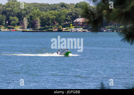 A Summer Day at Beaver Lake, NE Stock Photo