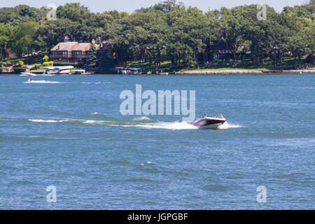 A Summer Day at Beaver Lake, NE Stock Photo